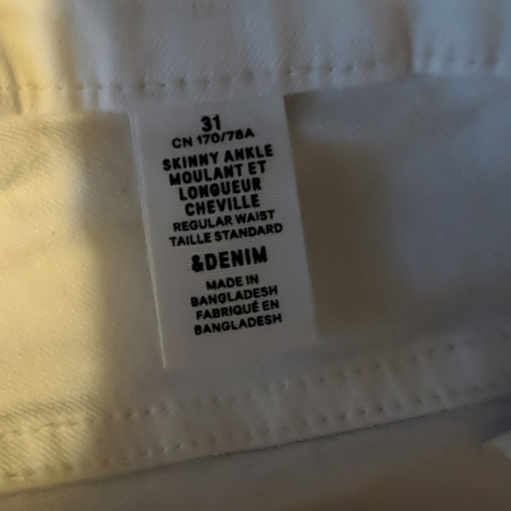 White jeans